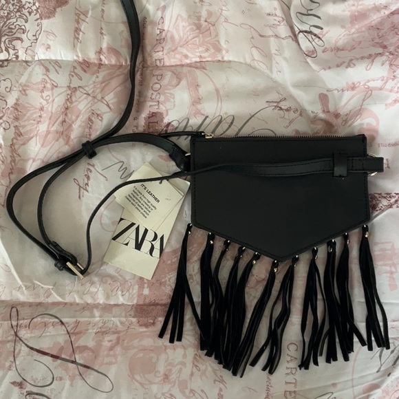 Zara real leather belt bag - Picture 2 of 7